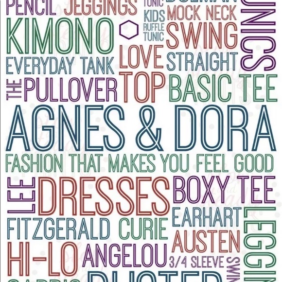 Agnes & Dora Medium Hi-Lo Tunic Super Sweet Spots on White NWT Original Dust Bag - Picture 8 of 9